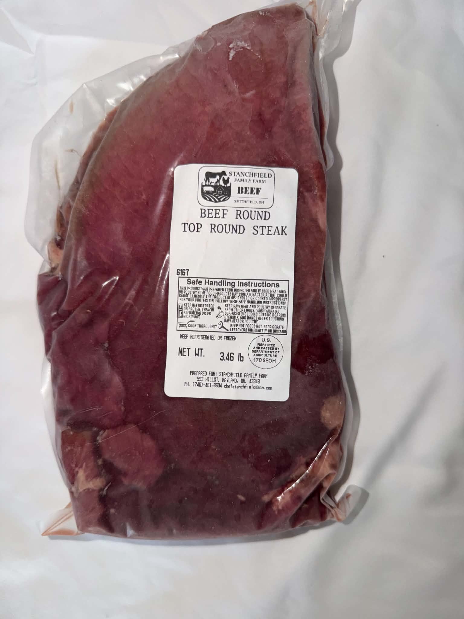 Beef Top Round Steak