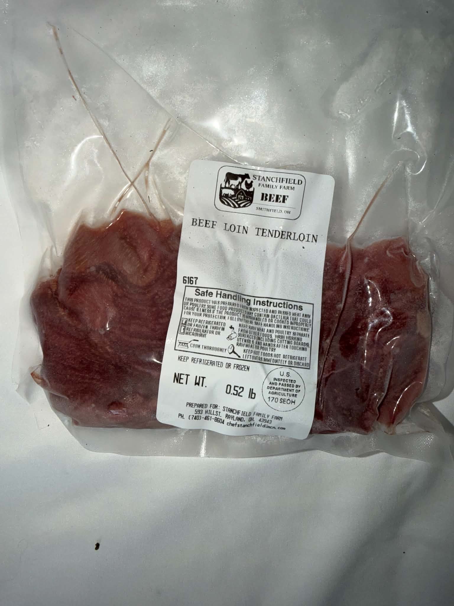 Beef Loin Tenderloin